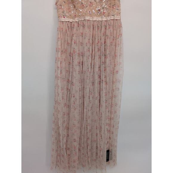 NWT Needle & Thread Bijou Aurelia Bodice Cami Gown Size US6 Embellished #1D453 - Picture 6 of 16